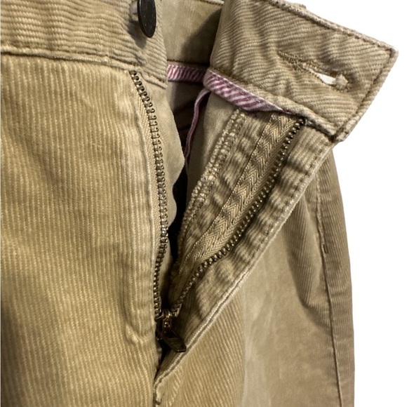 LL Bean Corduroy Mini Tan Skirt SZ 12P CottageCore Bohemian Y2K Prairie Country - Picture 7 of 10